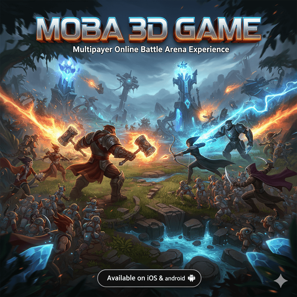 MOBA 3D Multiplayer Battle Arena
