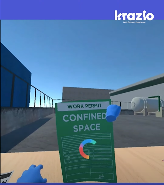 Factory Employee's Training Plan – VR-Based Industrial Gamified Training Portfolio Image 1