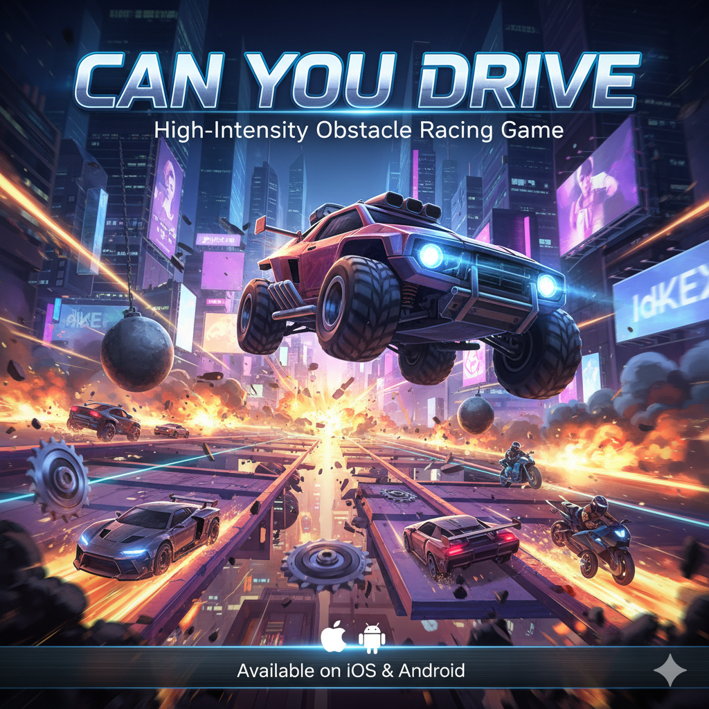 Can You Drive - High-Intensity Obstacle Racing Game
