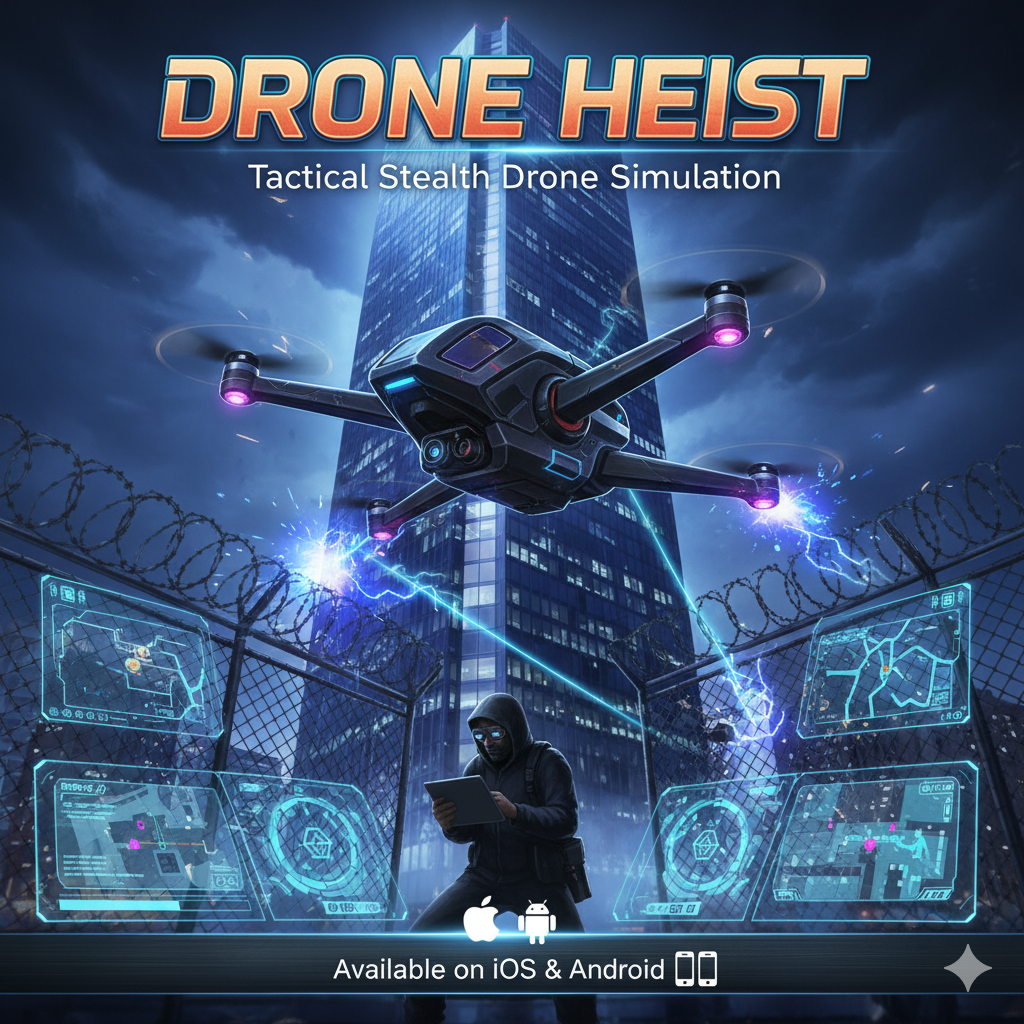 Drone Heist - Tactical Stealth Drone Simulation