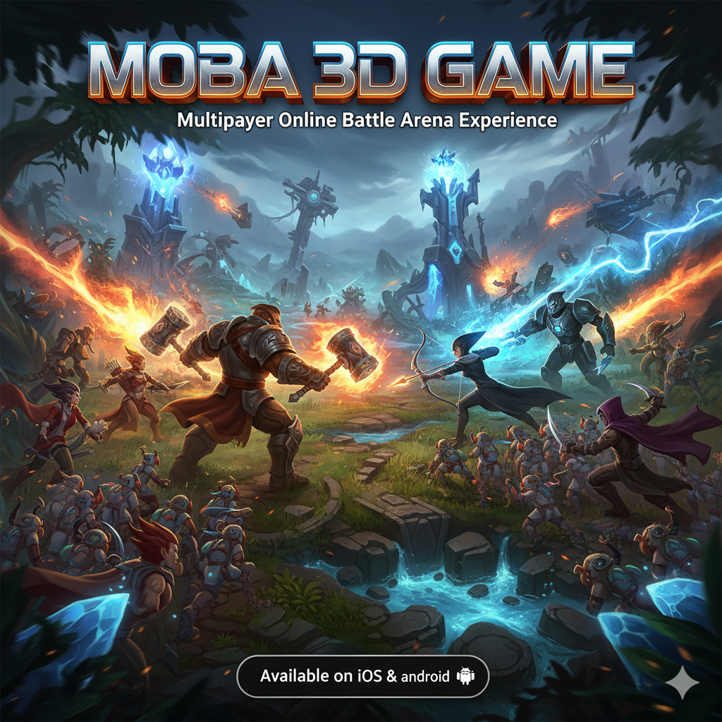 MOBA 3D Multiplayer Battle Arena